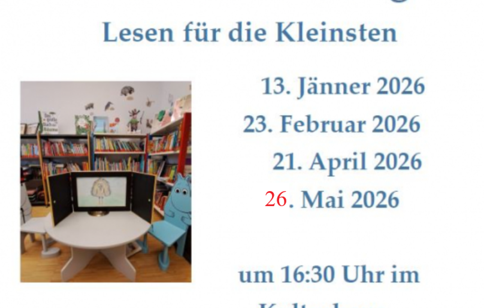 Bilderbücher mit Brigitte neuer Termin