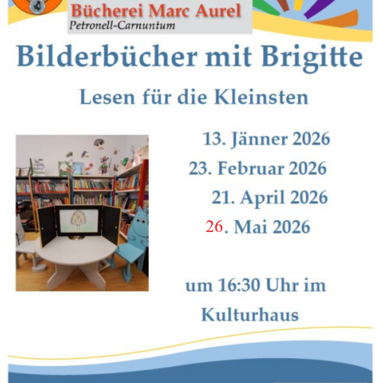 Bilderbücher mit Brigitte neuer Termin