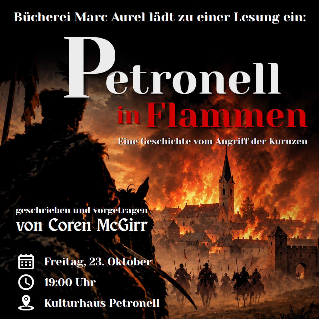Petronell in Flammen